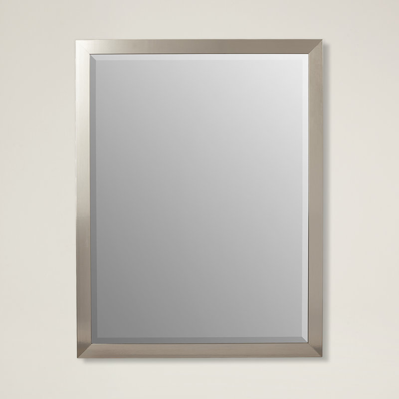 Latitude Run Stainless Framed Wall Mirror & Reviews Wayfair